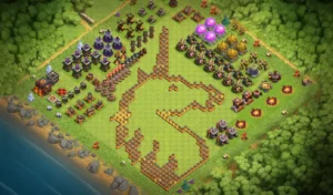 Base Clach of Clans TH 10 